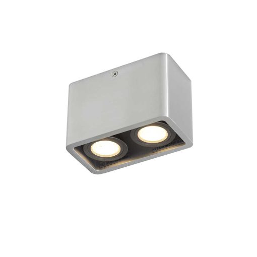 opbouwspot BRONX2 aluminium Artdelight