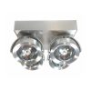 opbouwspot DUTCHESS LED 4-lichts vierkant aluminium Artdelight