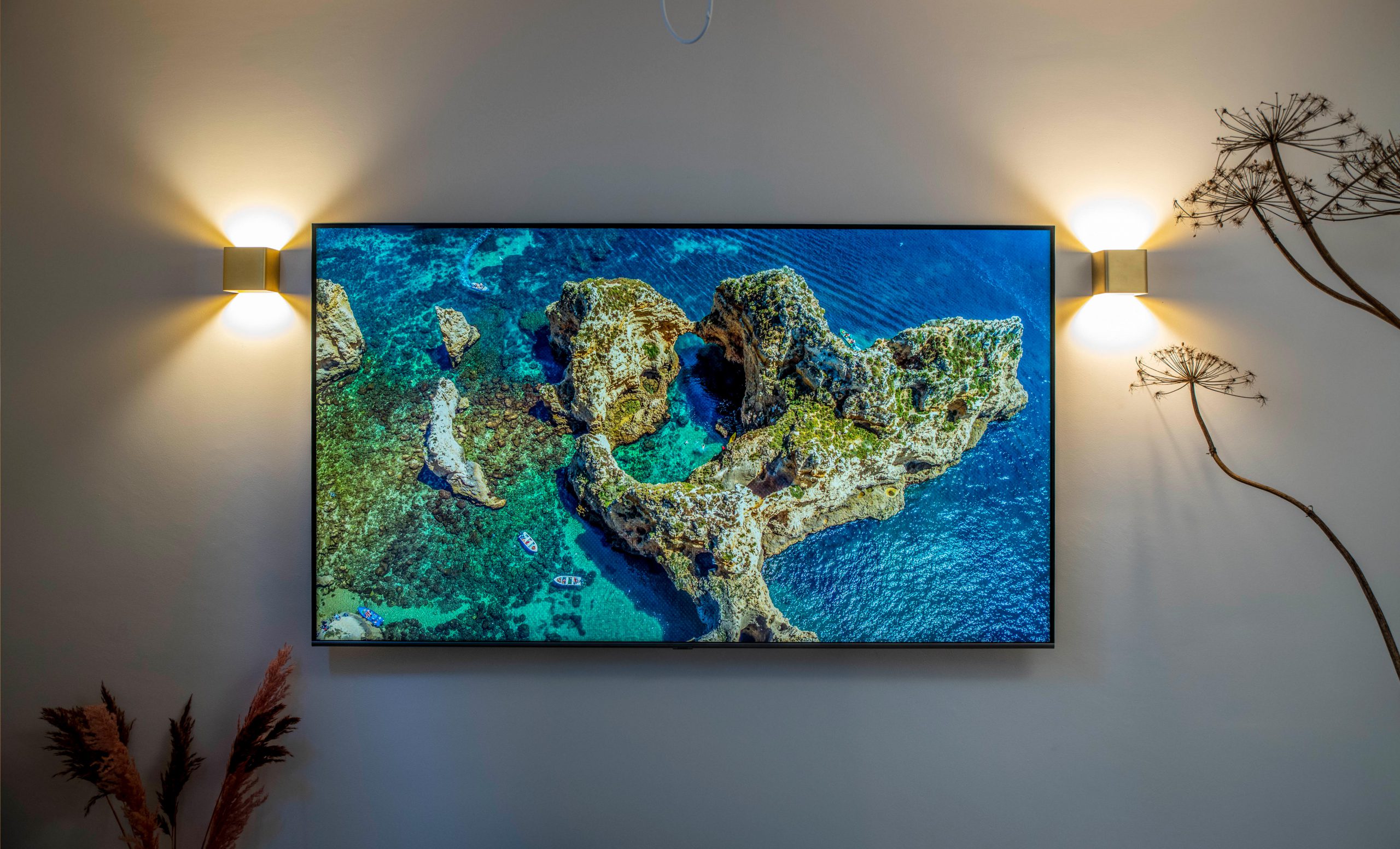 wandlamp FULDA goud geborsteld Artdelight