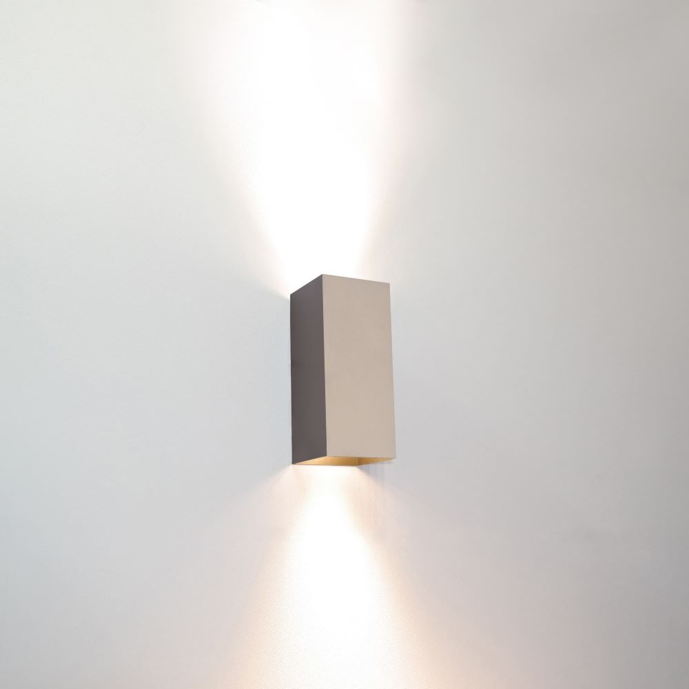 wandlamp DANTE2 champagne Artdelight