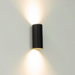 wandlamp ROULO2 zwart/goud Artdelight