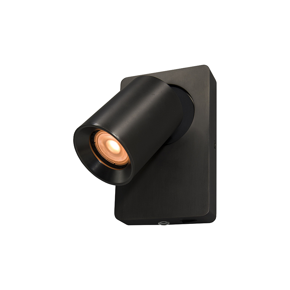 wandlamp MEGANO metallic antraciet Artdelight