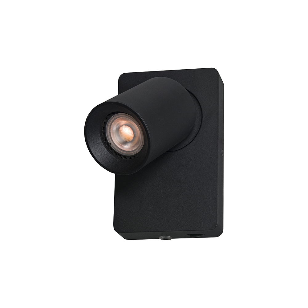 wandlamp MEGANO zwart Artdelight