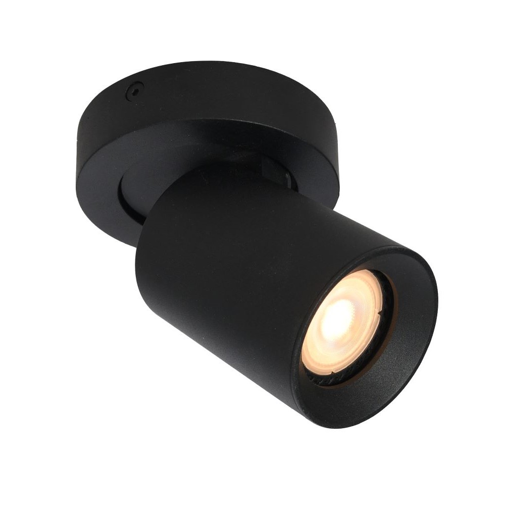 opbouwspot MEGANO1 rond zwart Artdelight