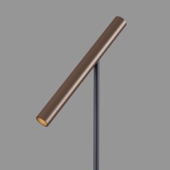 detailfoto vloerlamp KANSAS zwart/brons geborsteld Artdelight