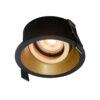 inbouwspot ROURA zwart/goud Artdelight