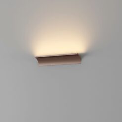 wandlamp MALIBU-1L brons geborsteld Artdelight