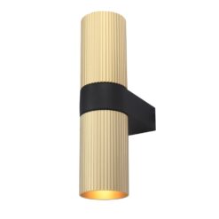 wandlamp LINEA mat goud Artdelight