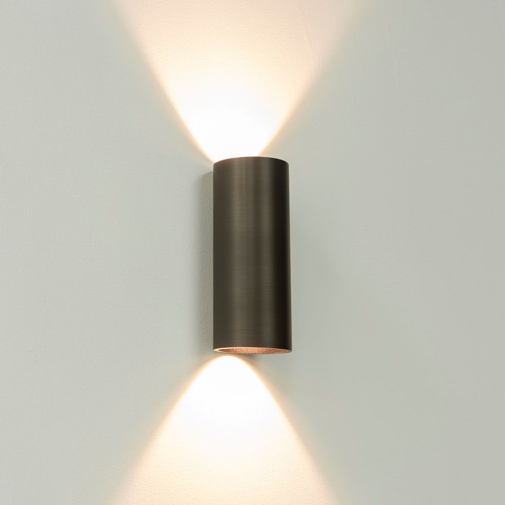 wandlamp BRODY2 Dim-To-Warm donker antiek brons Artdelight