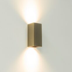 wandlamp DANTE2 antiek brons Artdelight
