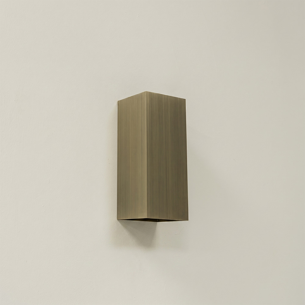 wandlamp DANTE2 XL antiek brons Artdelight