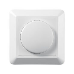 Artdelight dimmercover met knop voor LED-dimmer 3-200W - Wit (DIM COVER WI)