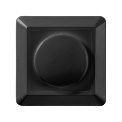 Artdelight dimmercover met knop voor LED-dimmer 3-200W - Zwart (DIM COVER ZW)